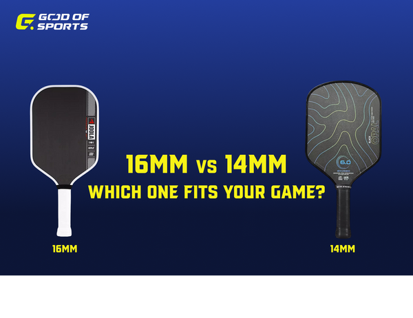 16mm vs 14mm Pickleball Paddle | Which Thickness is Right for Your Game? | 2026 Honest Guide