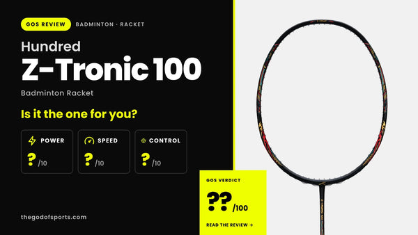 Hundred Z Tronic 100 Badminton Racket Review — A Slim, Stiff, Head-Heavy Smasher