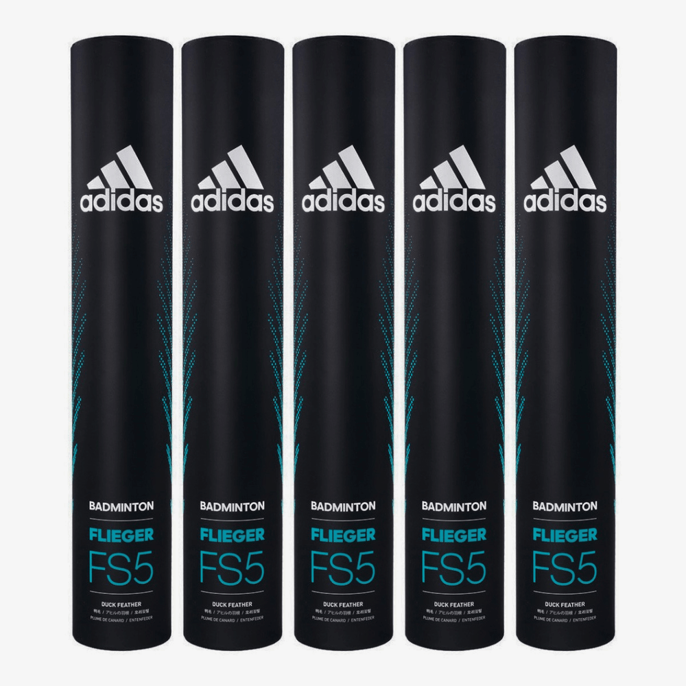 Adidas Flieger FS5 (Speed 76) Badminton Feather Shuttlecock (Pack Of 5)