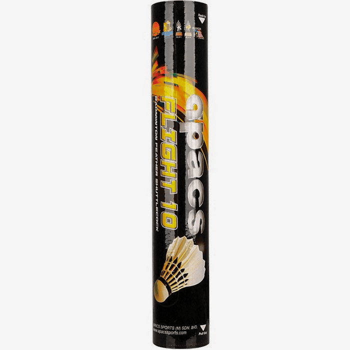 Apacs Flight 10 FL10 Feather Badminton Shuttlecock 1