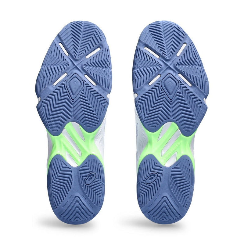 Asics Blade FF Badminton Shoes (White/Denim Blue) 7