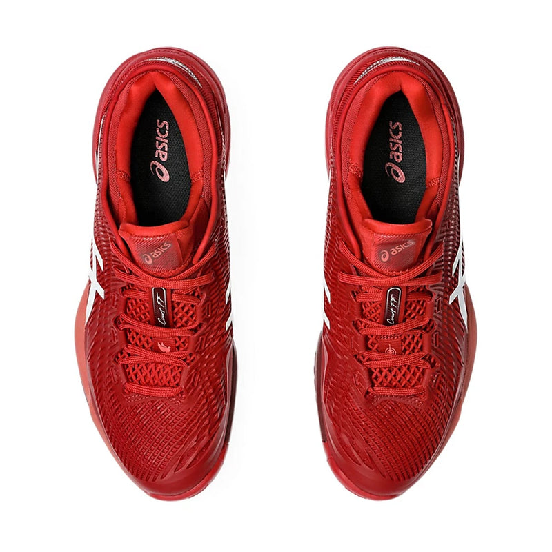 Asics Court FF3 Novak Tennis Shoes (Cranberry/White) 6