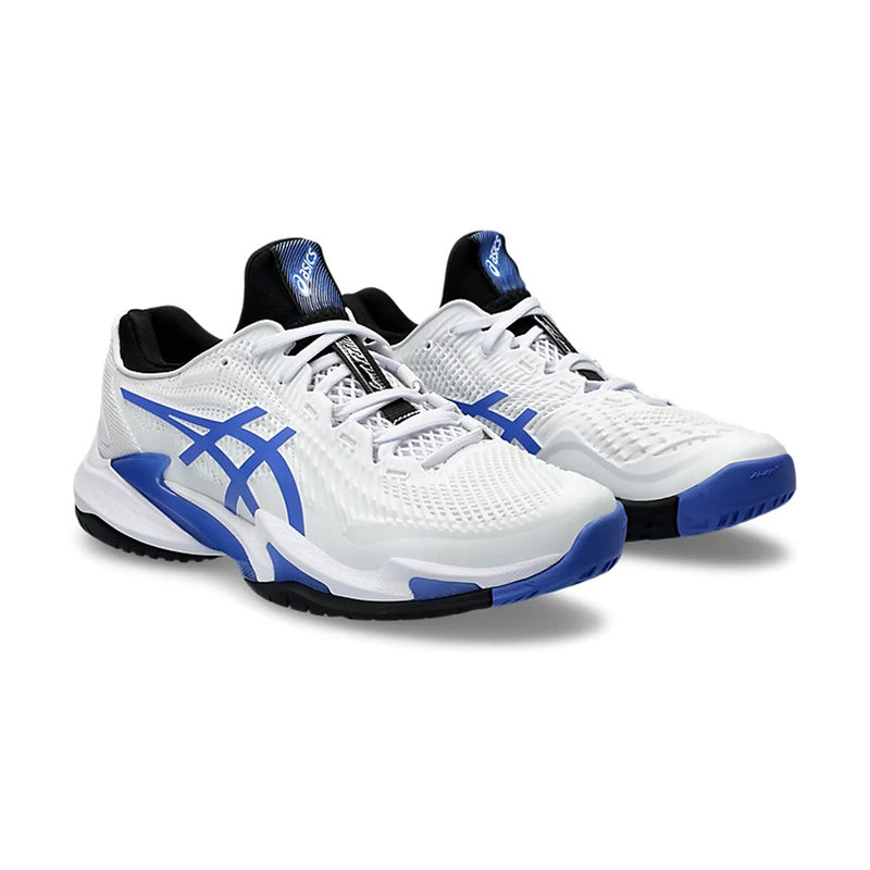 Asics Court FF3 Novak Tennis Shoes (White/Sapphire) 3