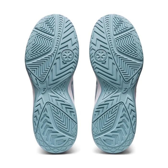 Asics Court Slide 2 Tennis Shoes (White/Smoke Blue) 7