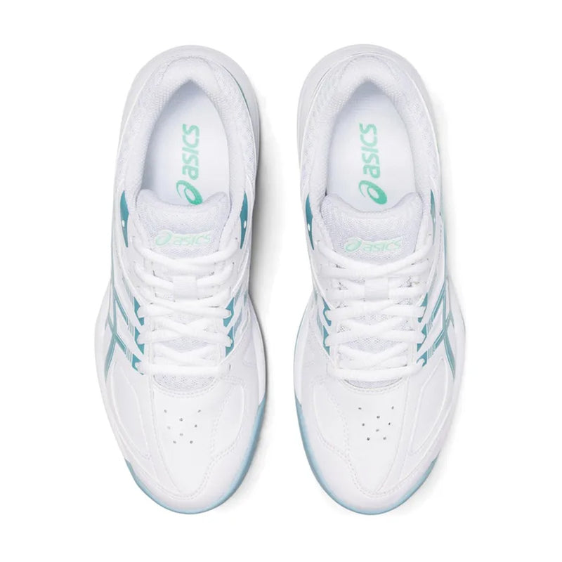 Asics Court Slide 2 Tennis Shoes (White/Smoke Blue) 6