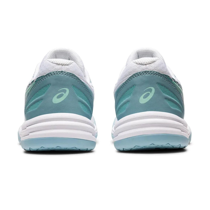 Asics Court Slide 2 Tennis Shoes (White/Smoke Blue) 5