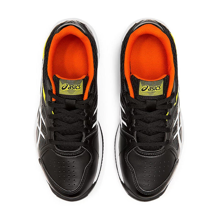 Asics Court Slide 3 GS Tennis Shoes (Black/White/Yellow) 5