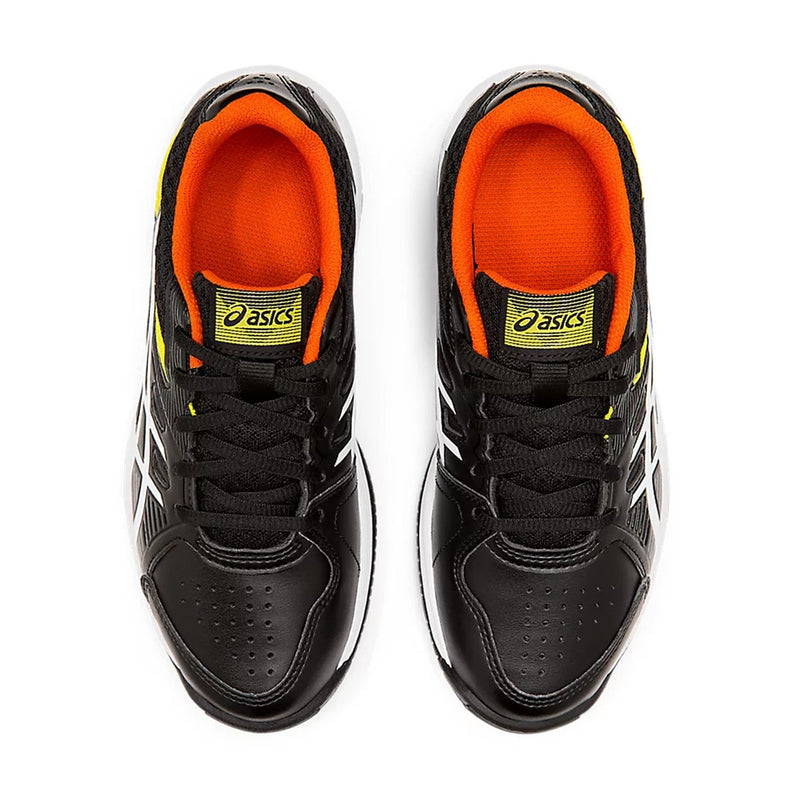 Asics Court Slide 3 GS Tennis Shoes (Black/White/Yellow) 5
