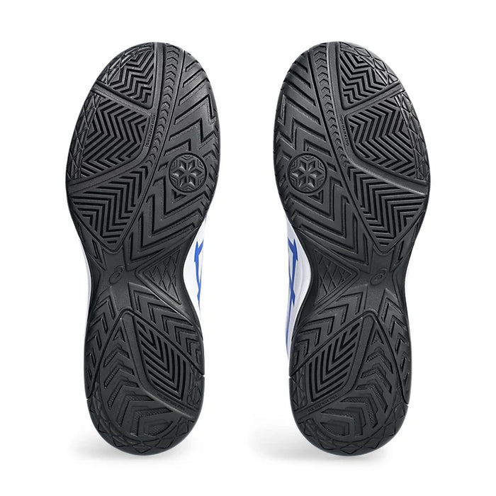 Asics Court Slide 3 Tennis Shoes (White/Tuna Blue) 7