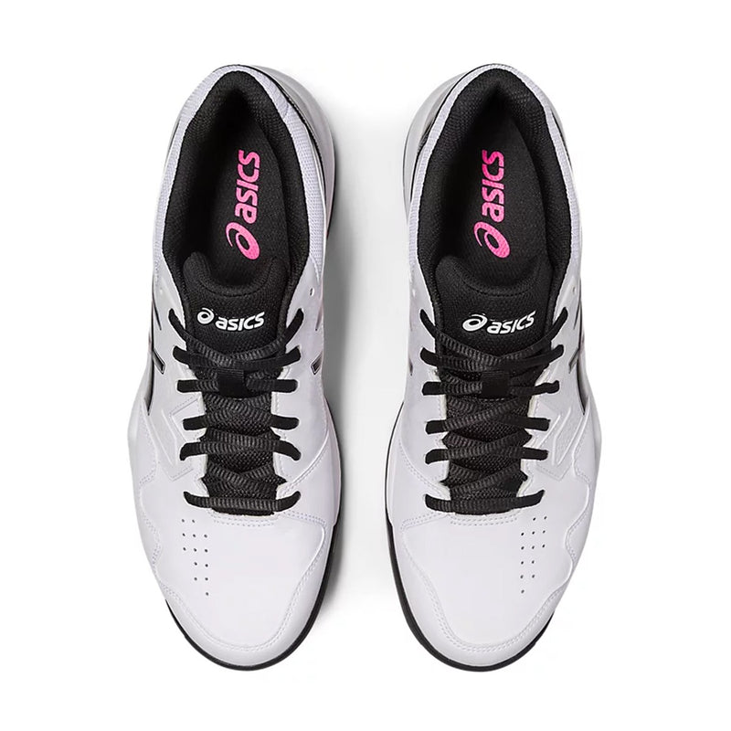 Asics Gel Dedicate 7 Tennis Shoes (White/Hot Pink) 6
