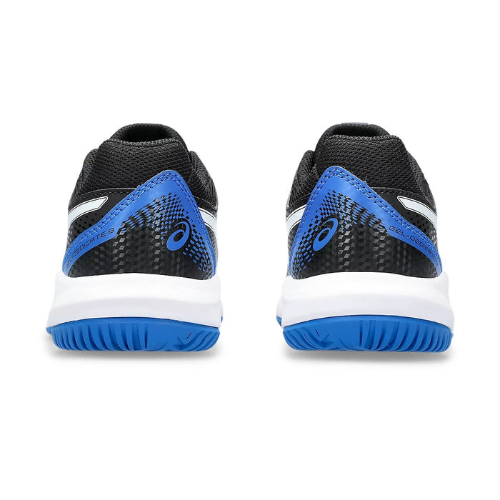 Asics Gel Dedicate 8 GS Tennis Shoes (Black/Tuna Blue) 5
