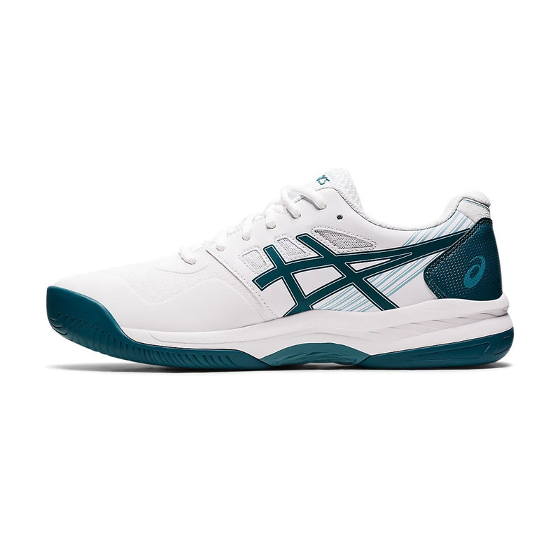 Asics Gel Game 8 Tennis Shoes (White/Velvet Pine) 2
