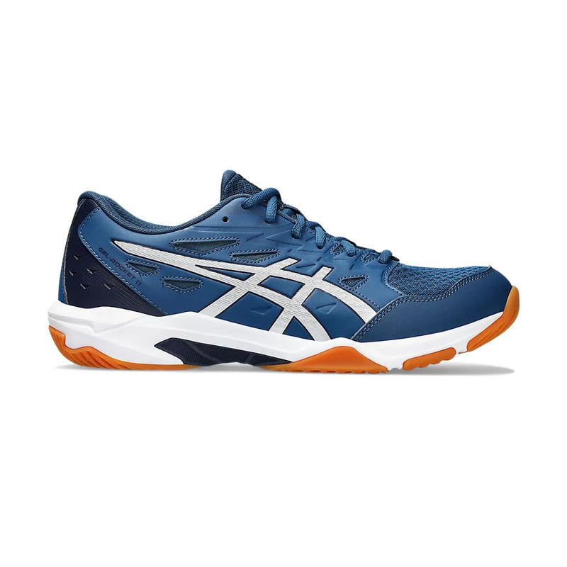 Asics Gel Rocket 11 Badminton Shoes (Mako Blue/Pure Silver) 1
