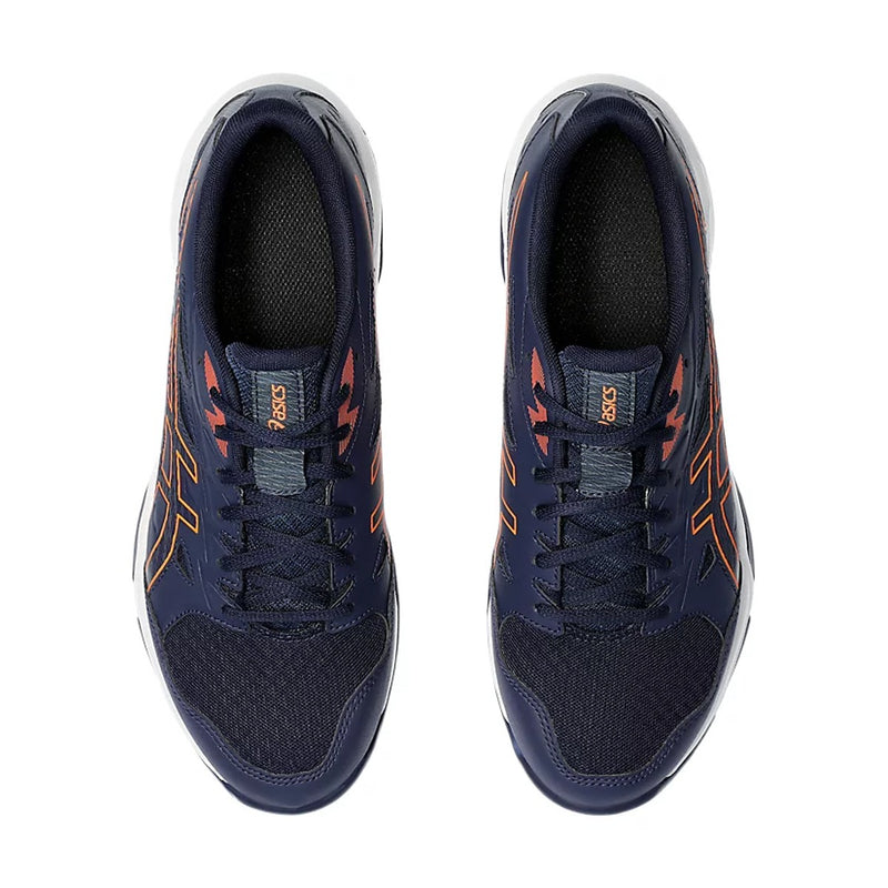 Asics Gel Rocket 11 Badminton Shoes (Peacoat/Shocking Orange) 6