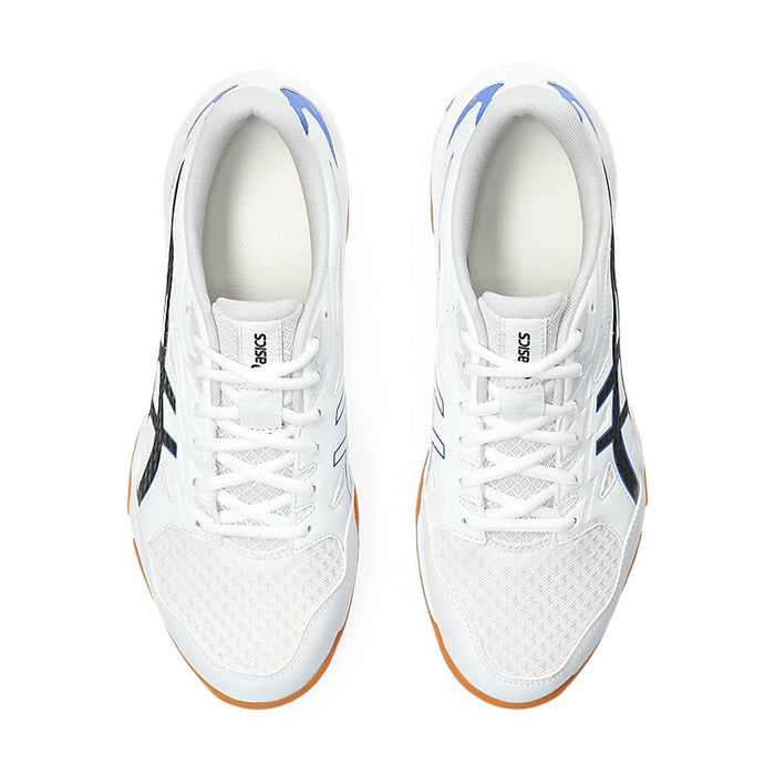 Asics Gel Rocket 11 Badminton Shoes (White/Black) 6