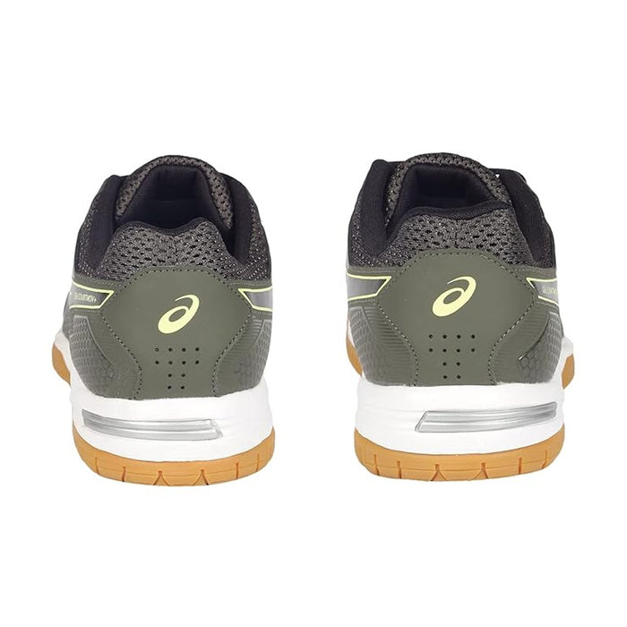 Asics Gel CourtMov+ Badminton Shoes (Olive Canvas/Glow Yellow) 3