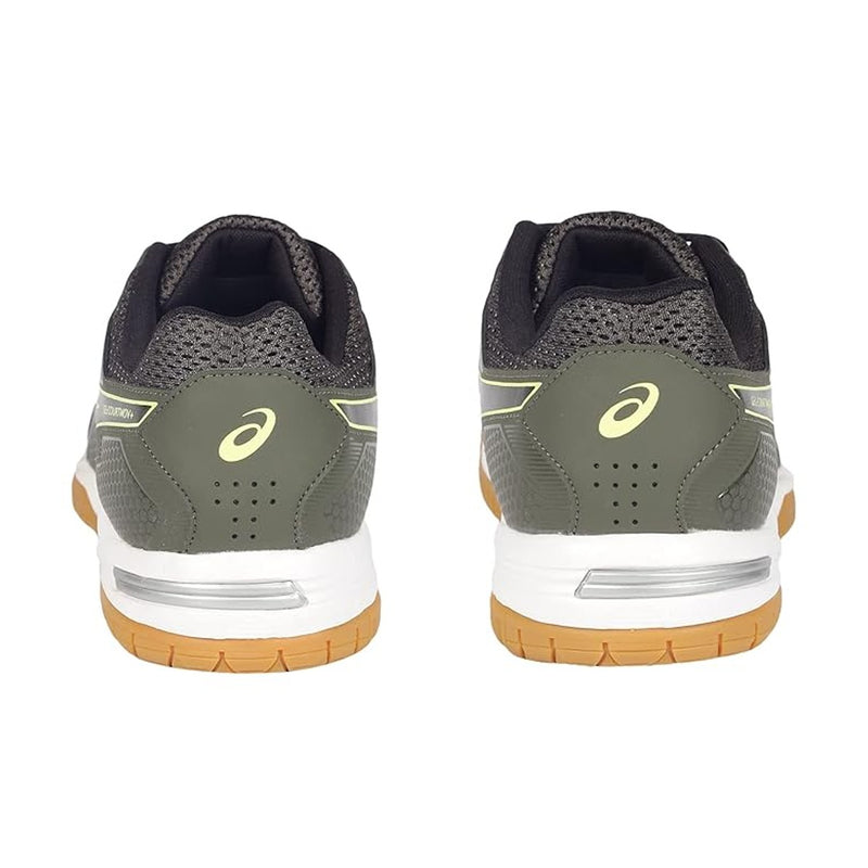 Asics Gel CourtMov+ Badminton Shoes (Olive Canvas/Glow Yellow) 3