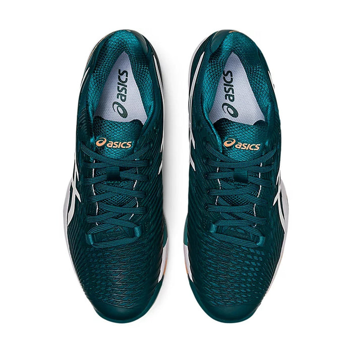 Asics Solution Speed FF 2 Tennis Shoes (Velvet Pine/White) 6