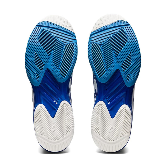 Asics Solution Speed FF 2 Tennis Shoes (White/Tuna Blue) 7
