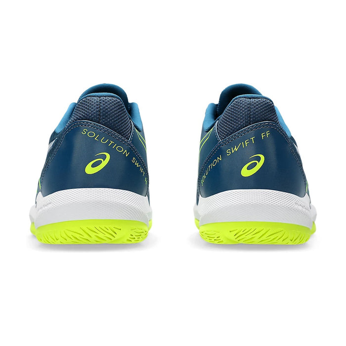 Asics Solution Swift FF 2 Tennis Shoes (Mako Blue/Safety Yellow) 5