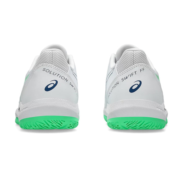 Asics Solution Swift FF2 Tennis Shoes (White/New Leaf) 5