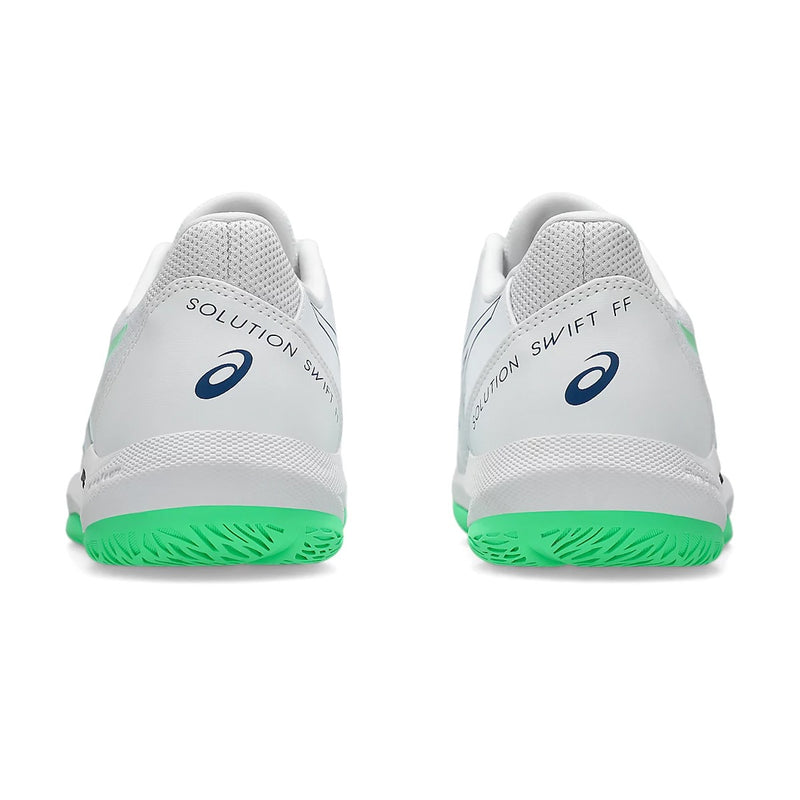 Asics Solution Swift FF2 Tennis Shoes (White/New Leaf) 5