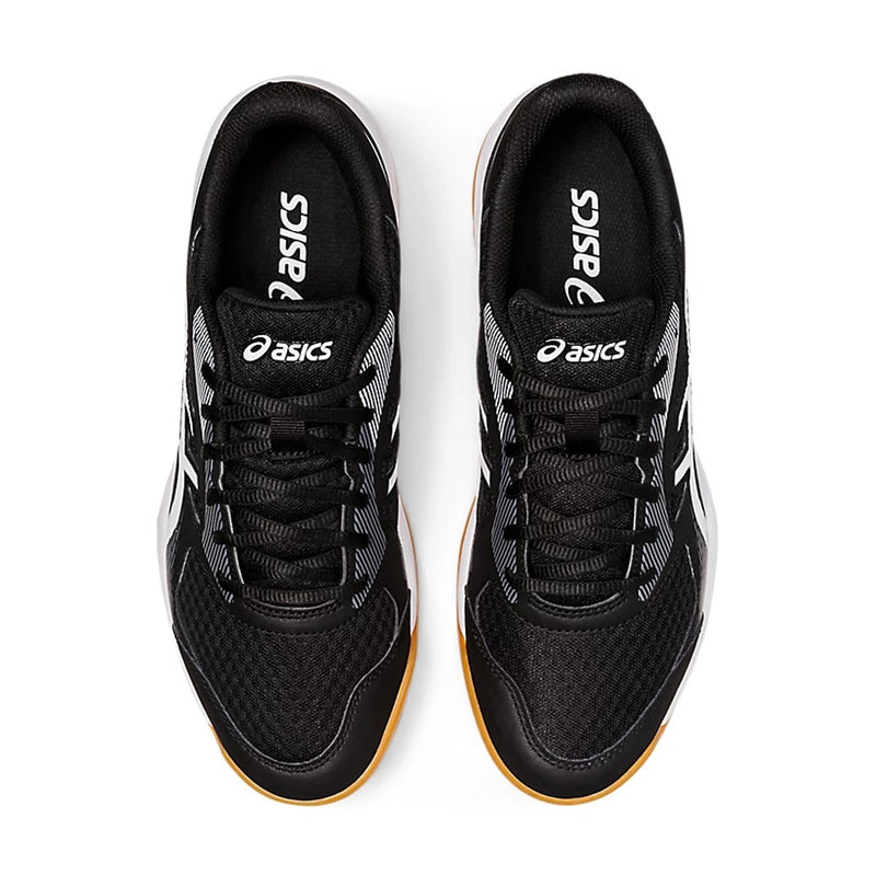 Asics Upcourt 5 Badminton Shoes (Black/White) 6