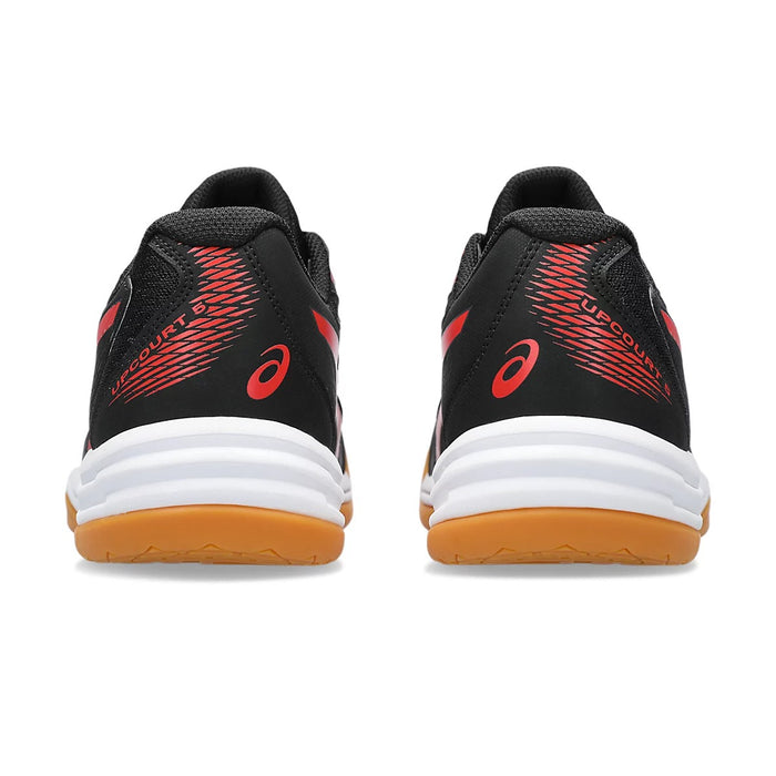 Asics Upcourt 5 Badminton Shoes (Red/Black) 5
