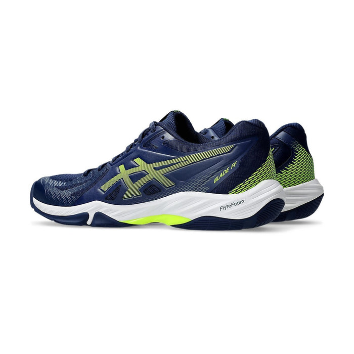 Asics Blade FF Court Shoes (Blue Expanse/Safety Yellow) 4