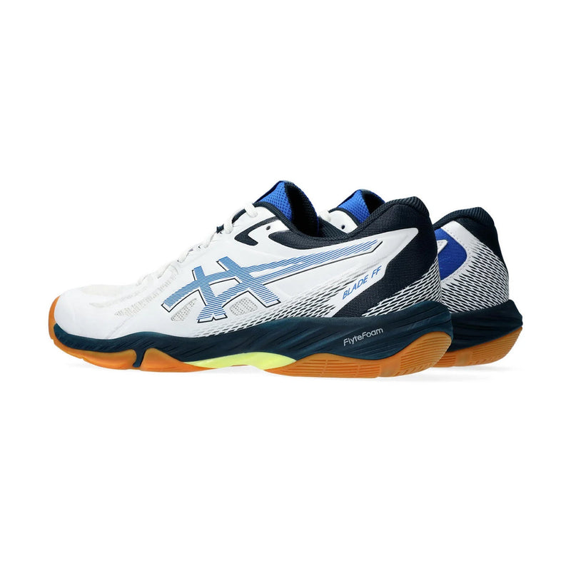Asics Blade FF Court Shoes (White/Illusion Blue) 4
