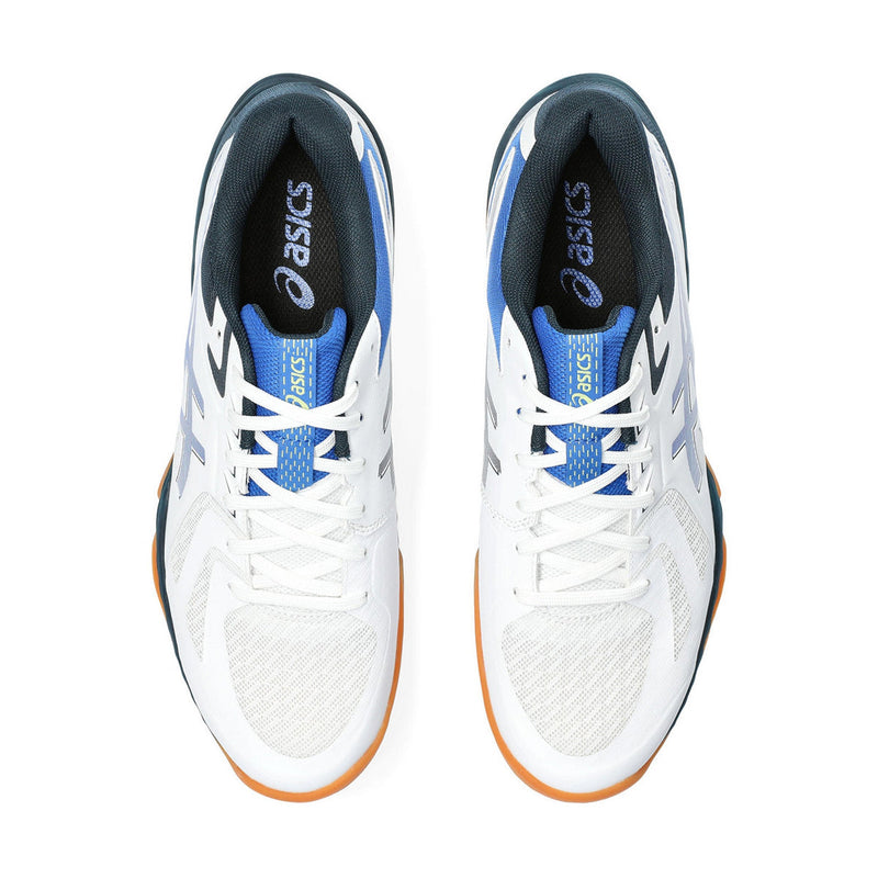 Asics Blade FF Court Shoes (White/Illusion Blue) 6