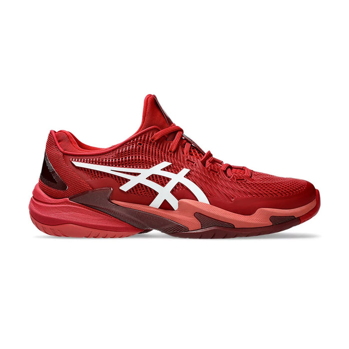 Asics Court FF 3 NOVAK Court Shoes (Cranberry/White) 1
