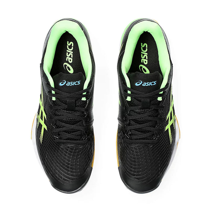 Asics Court Control FF 3 Court Shoes (Black/Lime Burst) 6