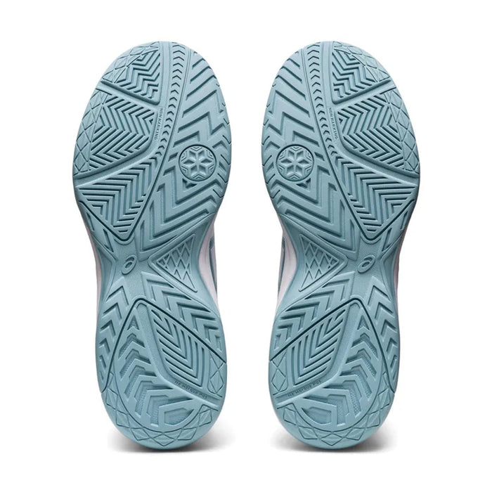 Asics Court Slide 2 Court Shoes (White/Smoke Blue) 7