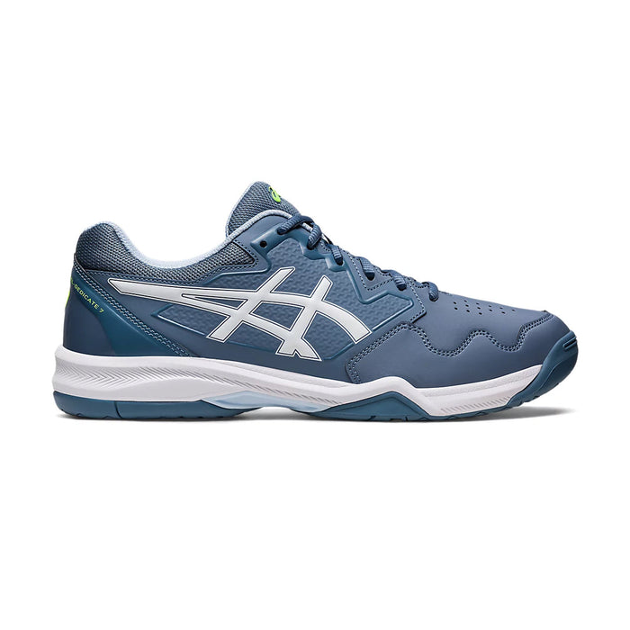 Asics Gel Dedicate 7 Court Shoes (Steel Blue/White) 1