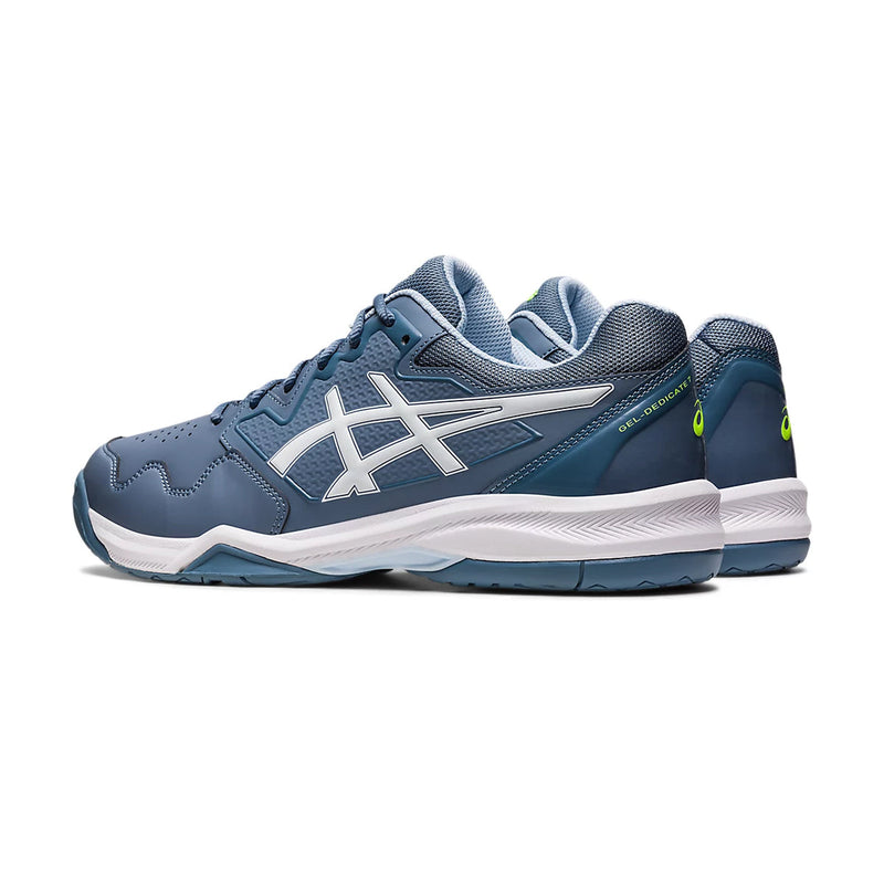 Asics Gel Dedicate 7 Court Shoes (Steel Blue/White) 4