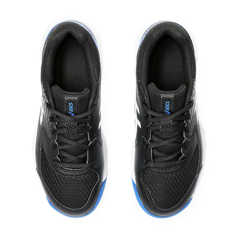 Asics Gel Dedicate 8 GS Court Shoes for Kids (Black/Tuna Blue) 6