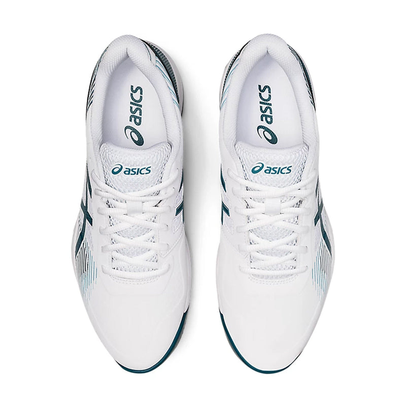 Asics Gel Game 8 Court Shoes (White/Velvet Pine) 6