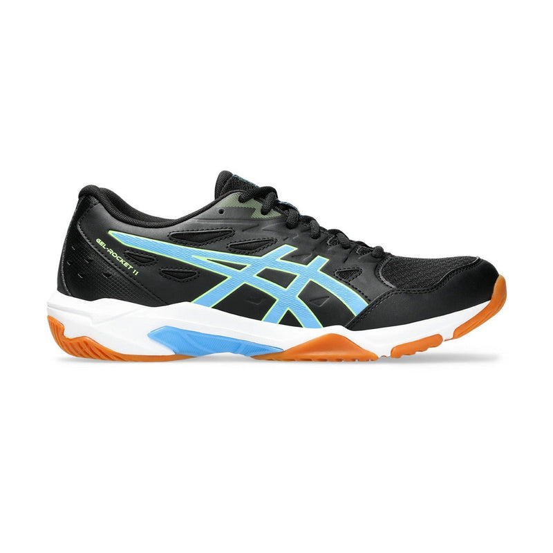 Asics Gel Rocket 11 Court Shoes (Black/Waterscape) 1