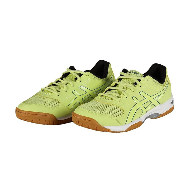 Asics Gel CourtMov+ Court Shoes (Glow Yellow/Deep Sea Teal) 2