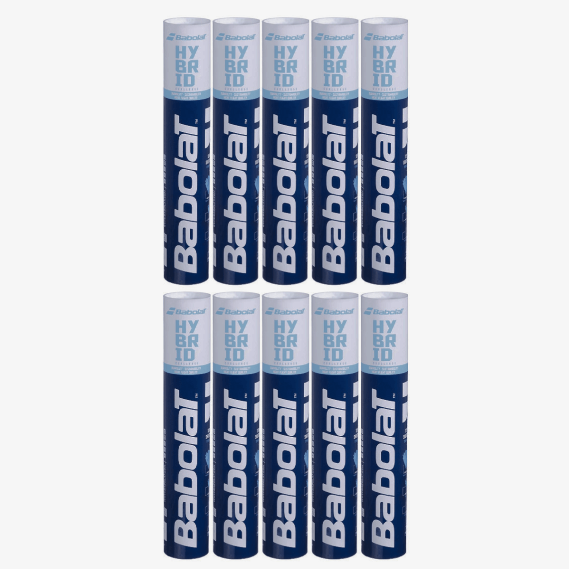 Babolat Hybrid Challenge (3-in-1) Badminton Shuttlecock (Pack of