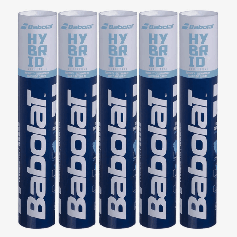 Babolat Hybrid Challenge (3-in-1) Badminton Shuttlecock (Pack of 5) 1
