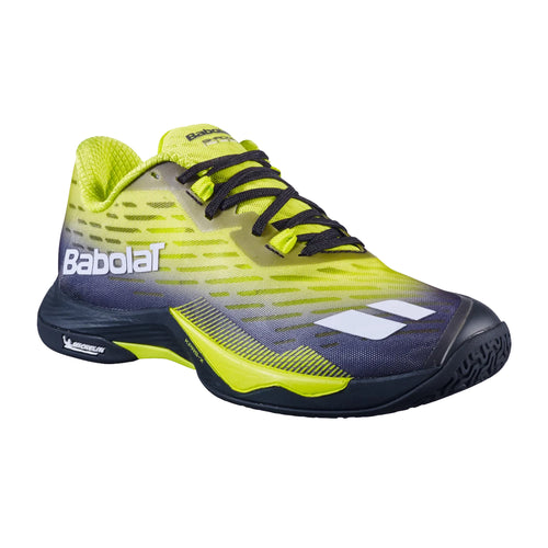 Babolat Shadow Tour 5 Badminton Shoes Black and Lime