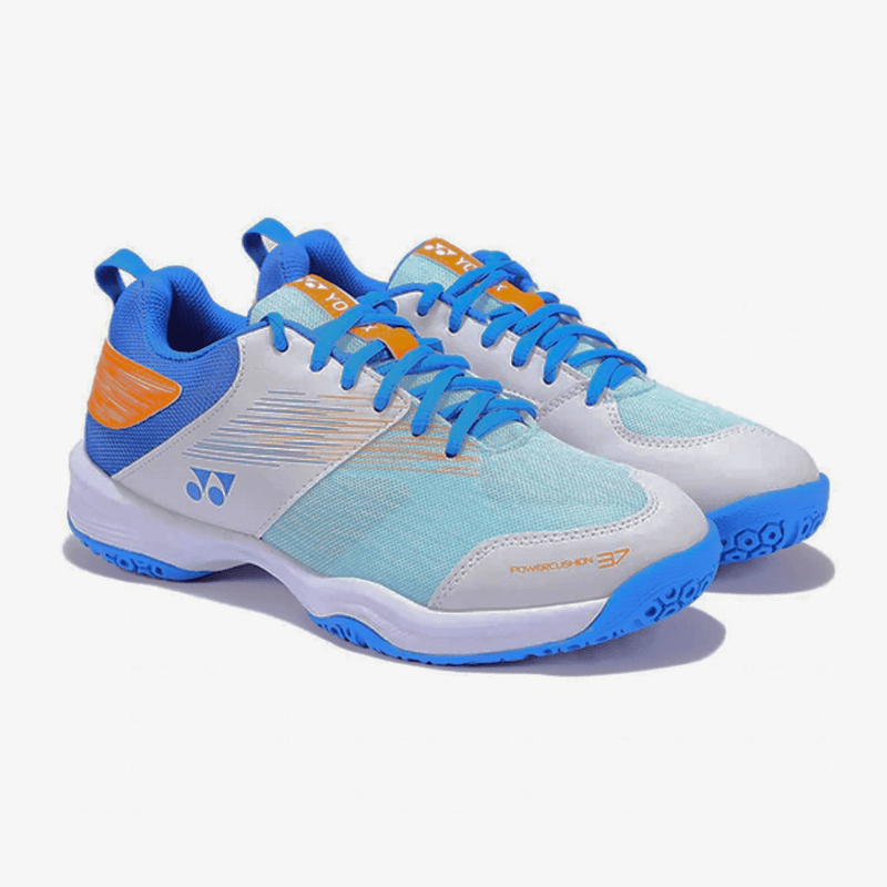 YONEX Power Cushion SHB 37 (White/Blue) Badminton Shoes 2