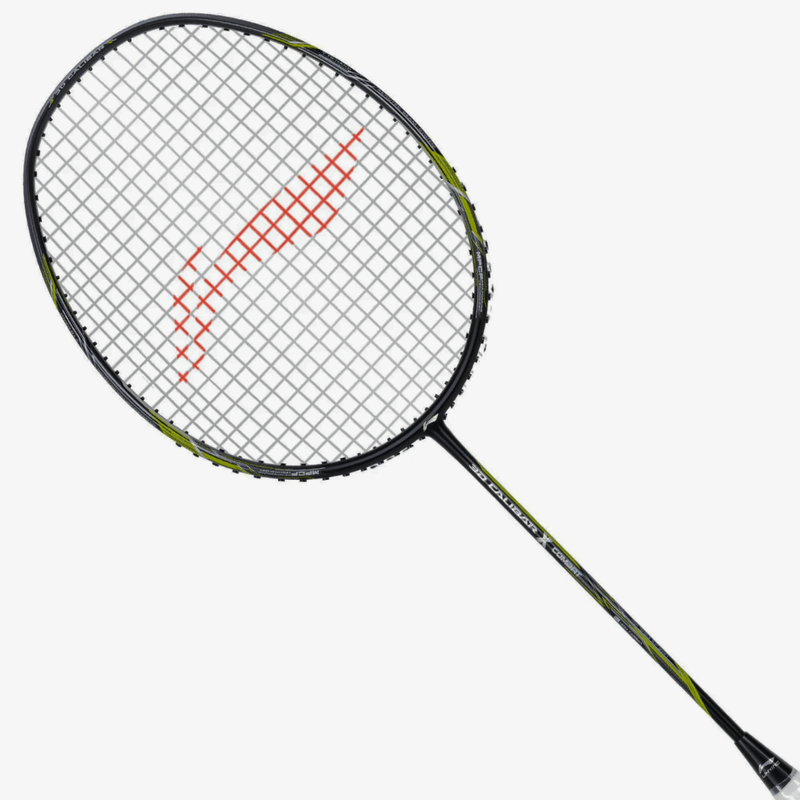 Li-Ning 3D CALIBAR X Combat (Black/Lime) Badminton Racket 2