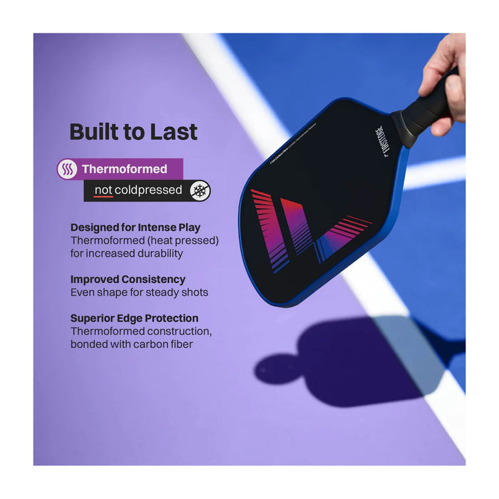 FirstEdge T700 Raw Carbon Fibre Pickleball Paddle 7