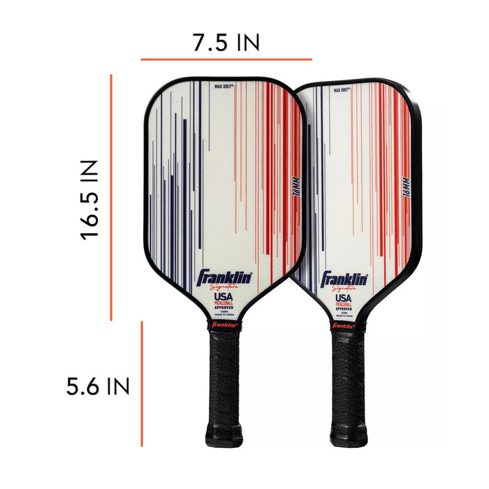Franklin Signature Pro Pickleball Paddle (White) - 13 mm 4