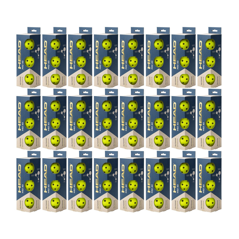 HEAD 3B Pro 40 Outdoor Pickleball (Pack of 72) 1