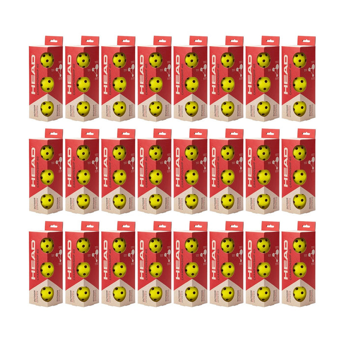 HEAD Championship 40 Outdoor Pickleball (Pack of 72) 1