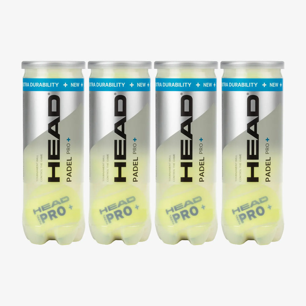 HEAD Pro+ Padel Balls (12 Balls)
